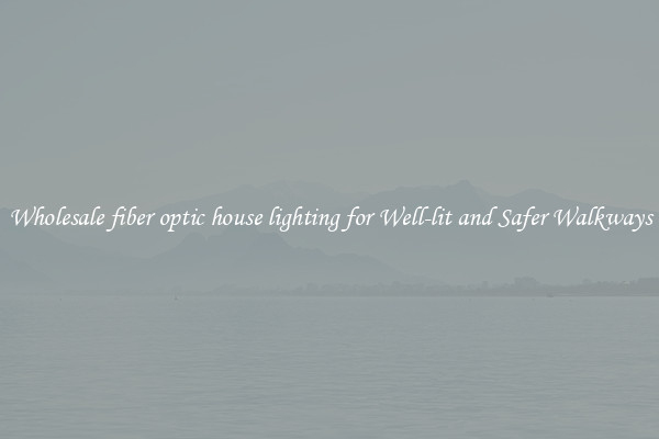 Wholesale fiber optic house lighting for Well-lit and Safer Walkways