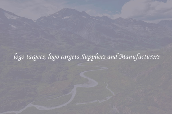 logo targets, logo targets Suppliers and Manufacturers