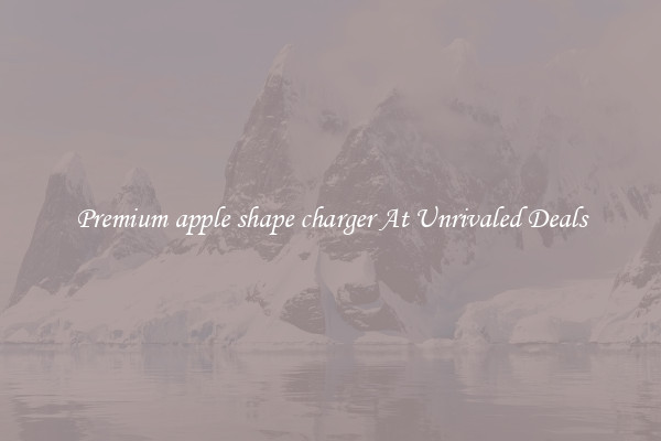 Premium apple shape charger At Unrivaled Deals