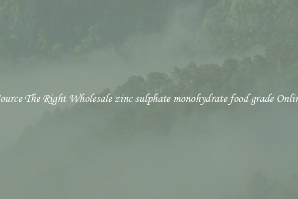 Source The Right Wholesale zinc sulphate monohydrate food grade Online